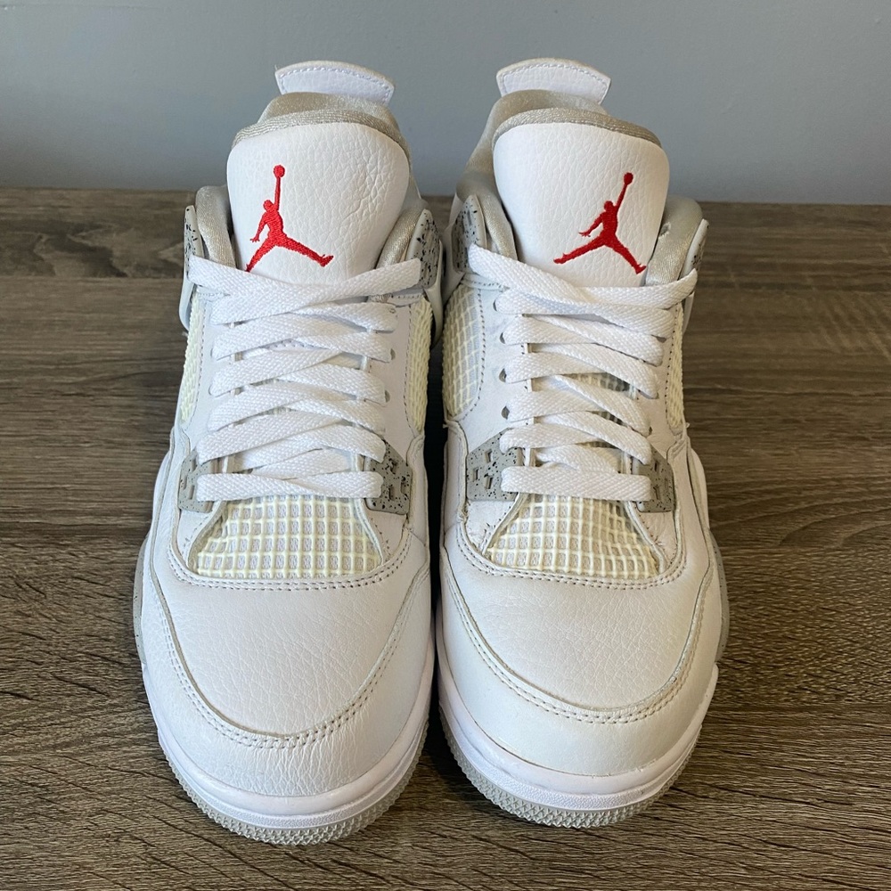 Nike air jordan white oreo 4 size 6.5y (8 women) brand new no box
